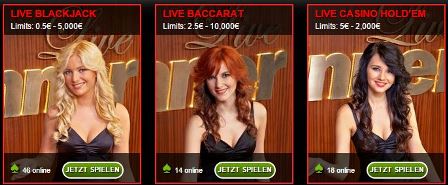 Live-Casino im Winner Casino