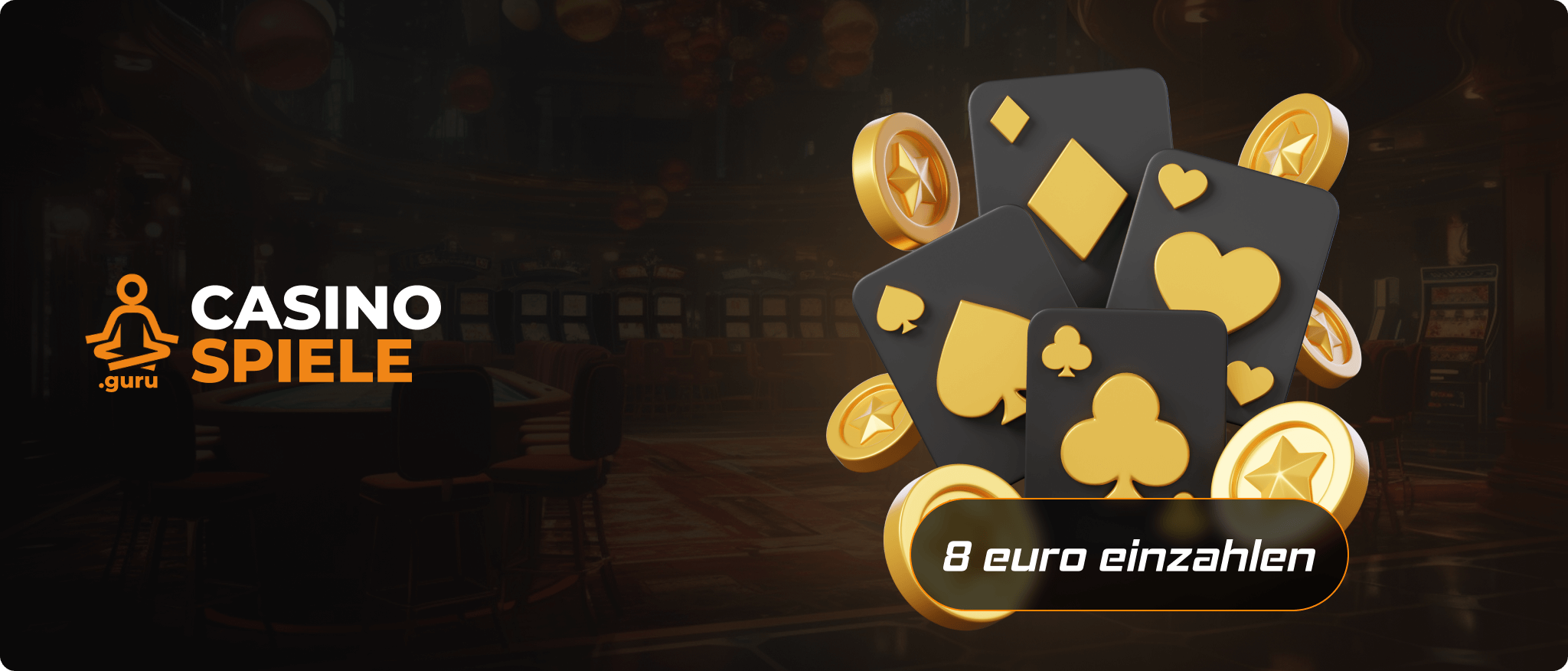 8 Euro Einzahlen